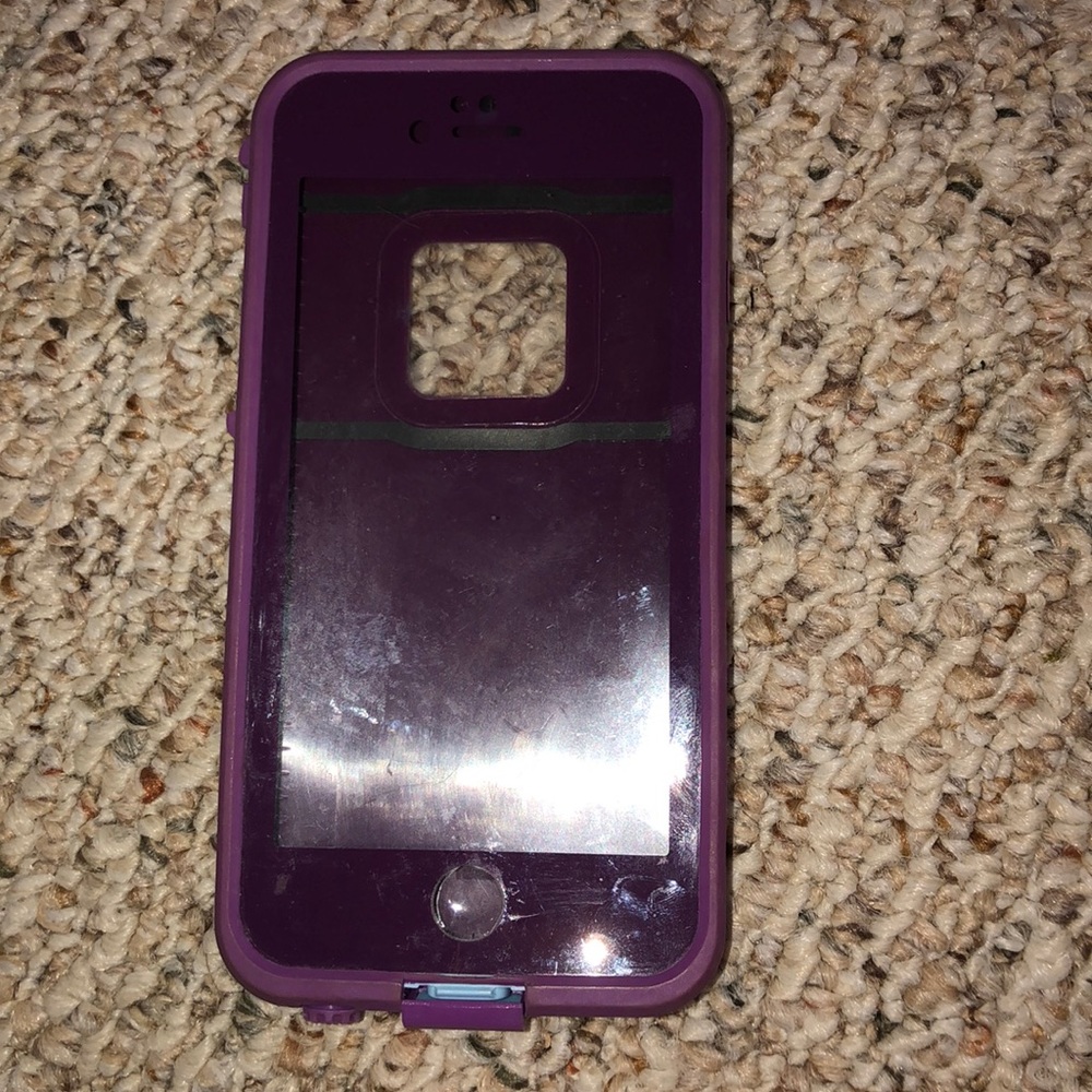 Purple blue life proof case